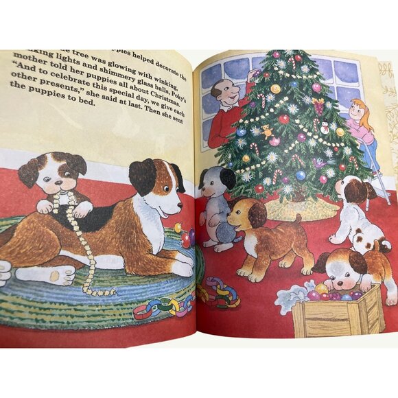 Little Golden Book The Poky Little Puppys First Christmas Childrens Hardcover Bo - Picture 8 of 11